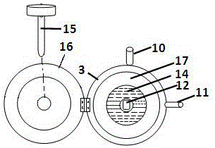 Durometer for measuring variable-temperature hardness of metal material