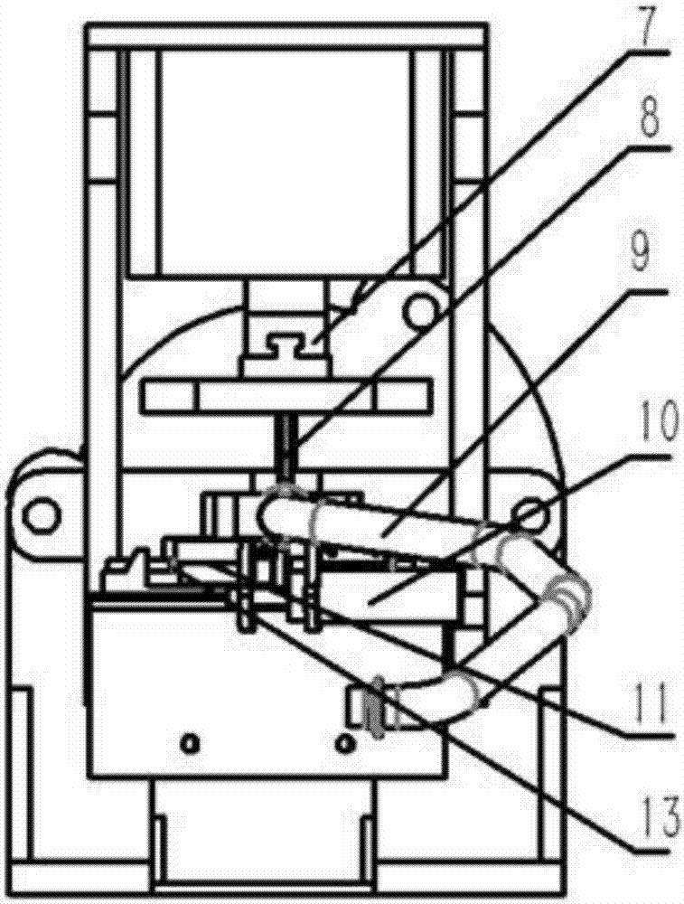 Processing device used for automobile cooling pipe notch and using method for processing device