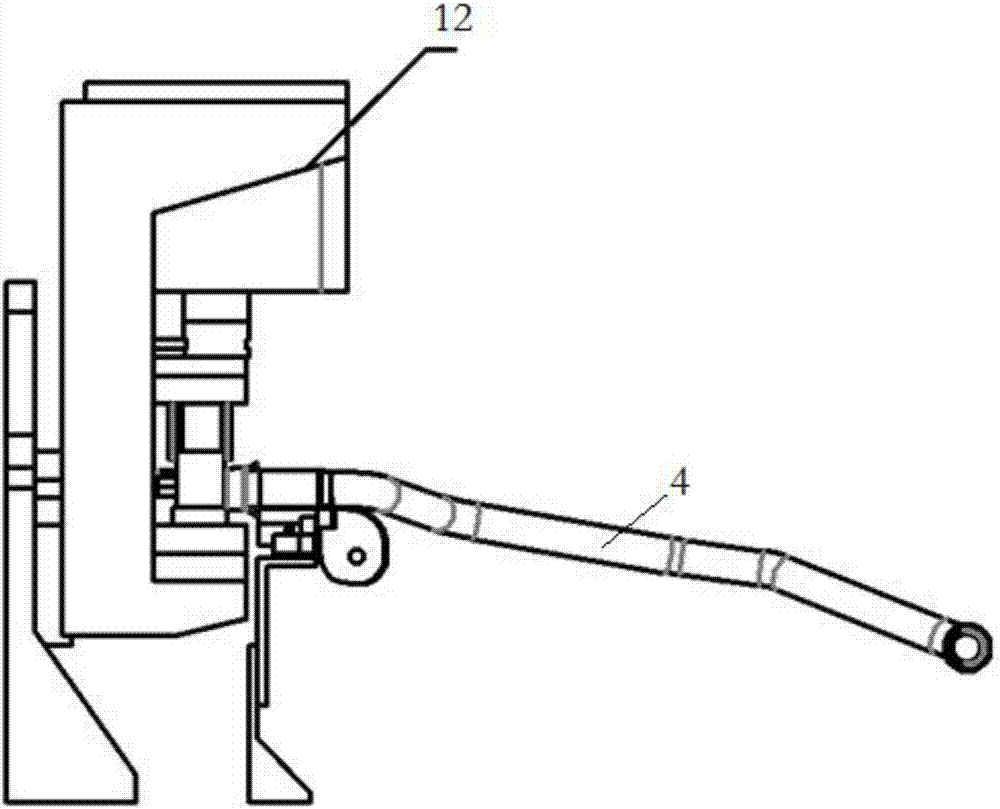 Processing device used for automobile cooling pipe notch and using method for processing device