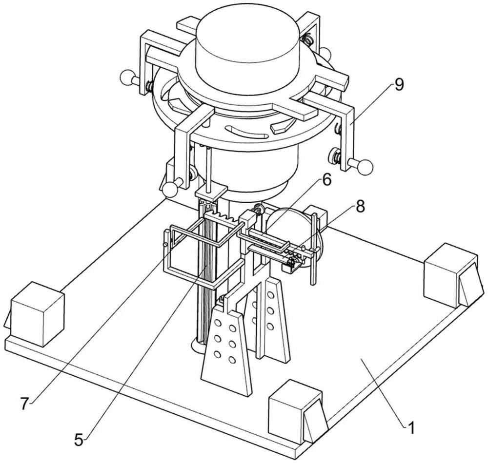 Building elevator shaft inner mold self-lifting construction method and device