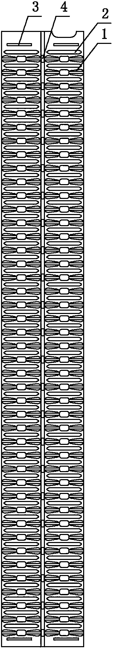 Progressive Die Stamping Device and Technology for Perforated Plate of Parallel Flow Evaporator of Automobile Air Conditioner