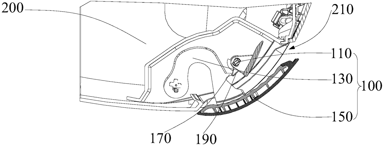 Air guide door movement mechanism, air conditioner hanging machine and air guide door control method