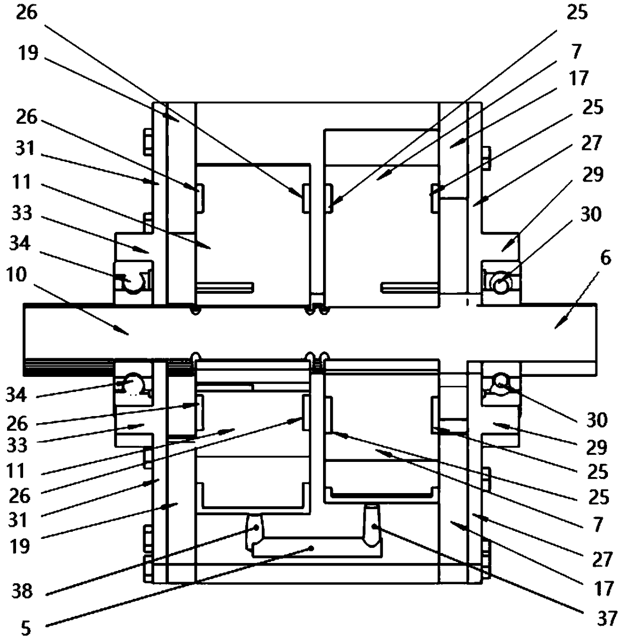 Rotor-to-stator flow guiding rotor internal combustion engine