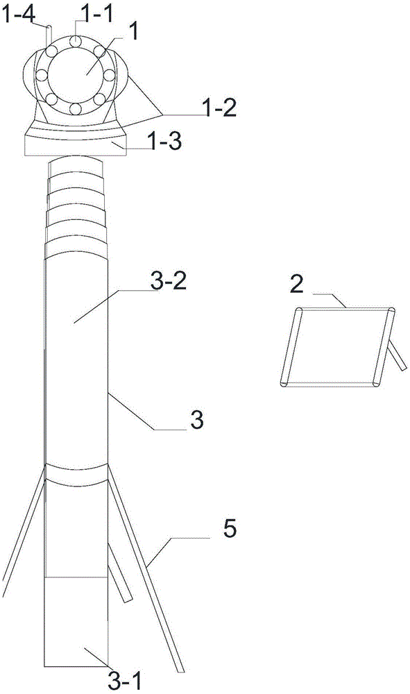 Bridge support deformation disease detection system