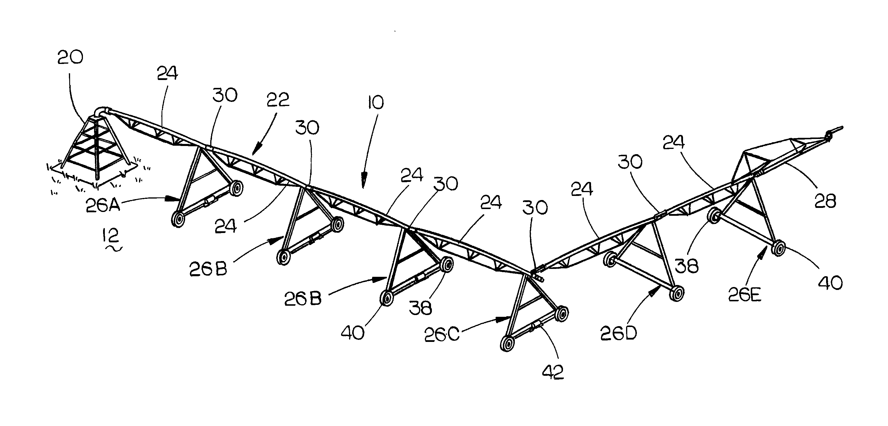 Center pivot irrigation system