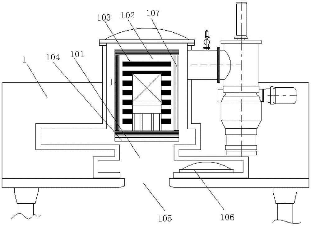 A vacuum quenching furnace