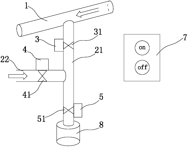 Time-sharing automatic sampling device for powder production and control method