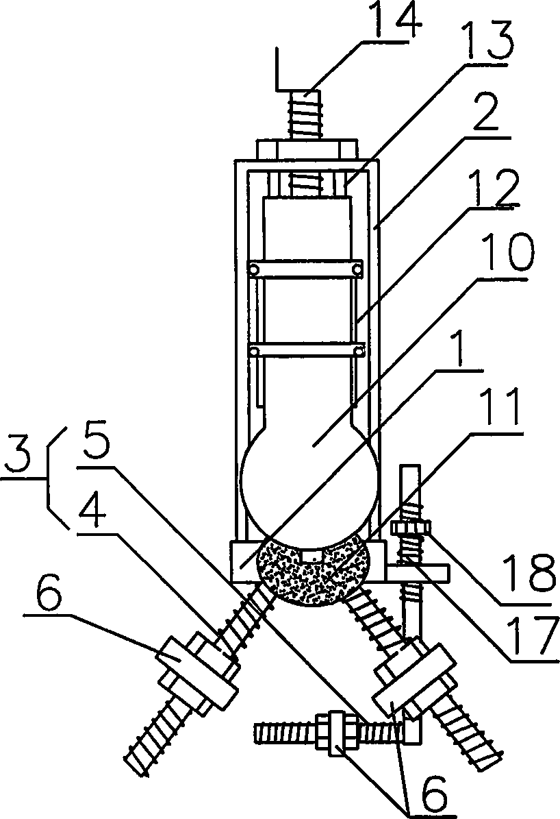 Technique for repairing surface damage on piston rod of hydraulic ram, and dedicated repairing tools