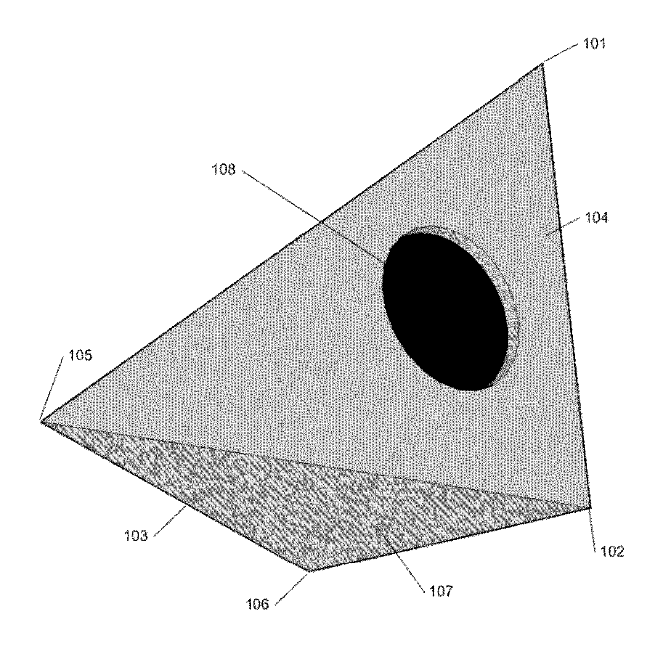 Trirectangular tetrahedral subwoofer