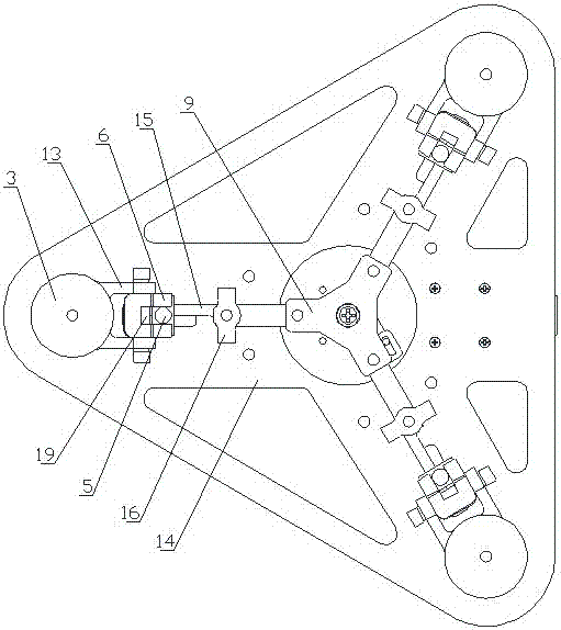 Locking and releasing device for satellite and rocket separation