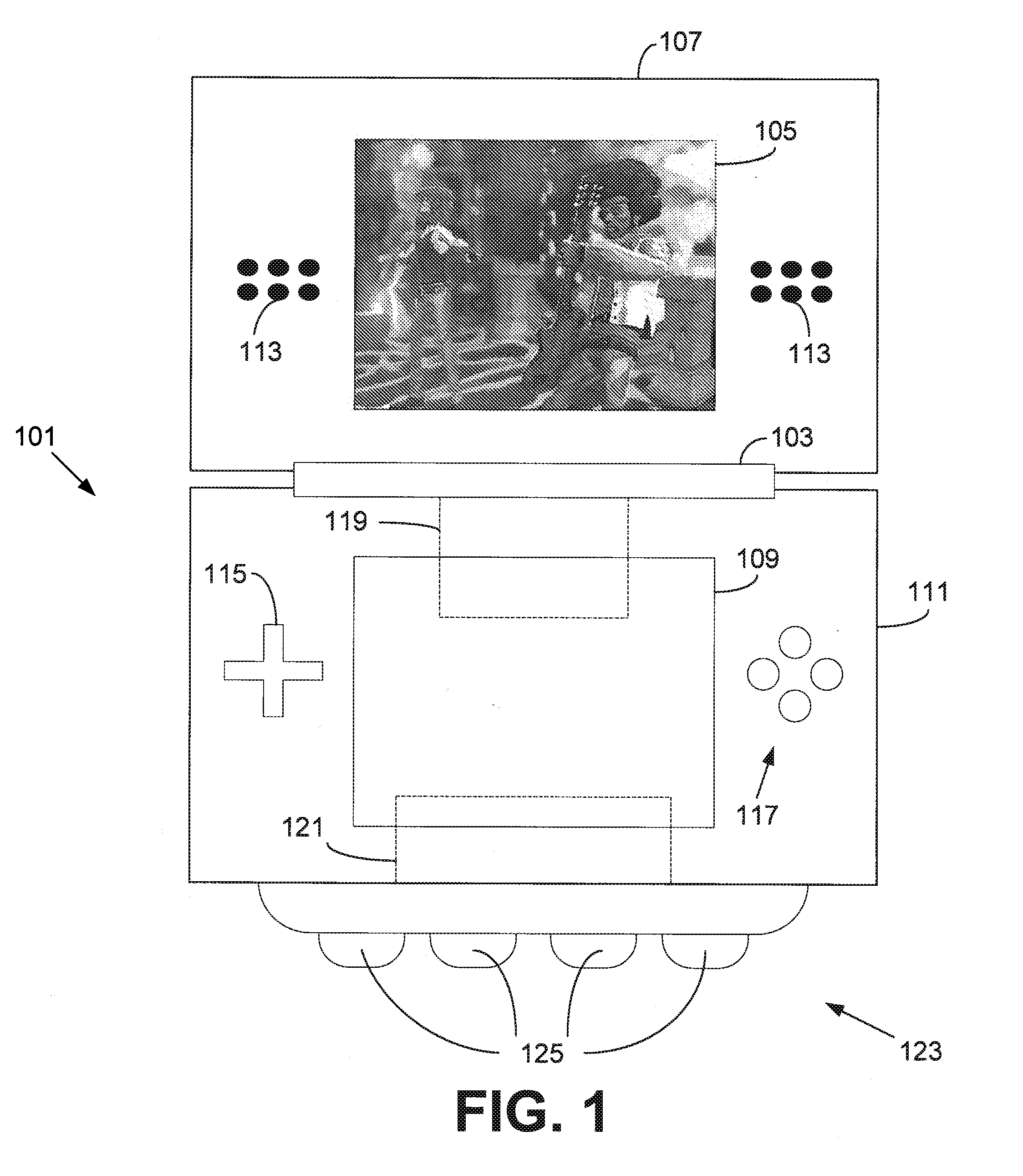 Double render processing for handheld video game device