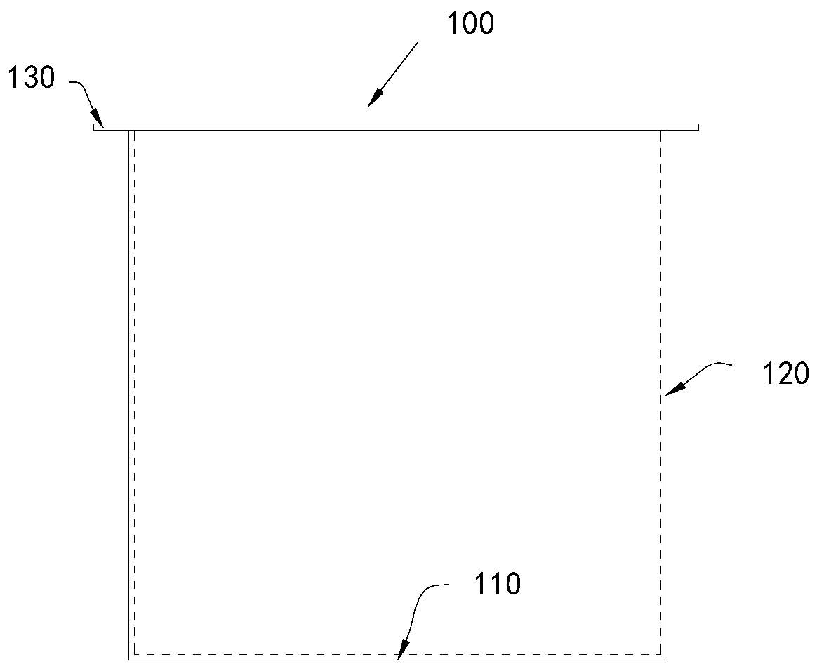 Method for preparing sample containing non-through cross joints