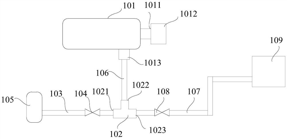 Air inlet and exhaust device