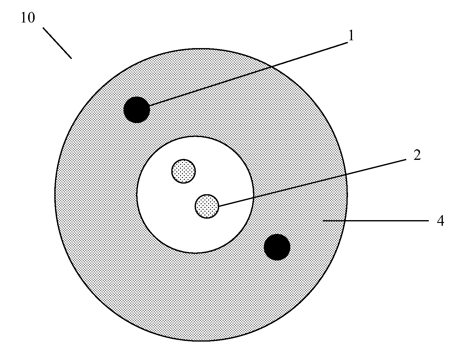 Strengthened Optical Waveguide Fiber Cable