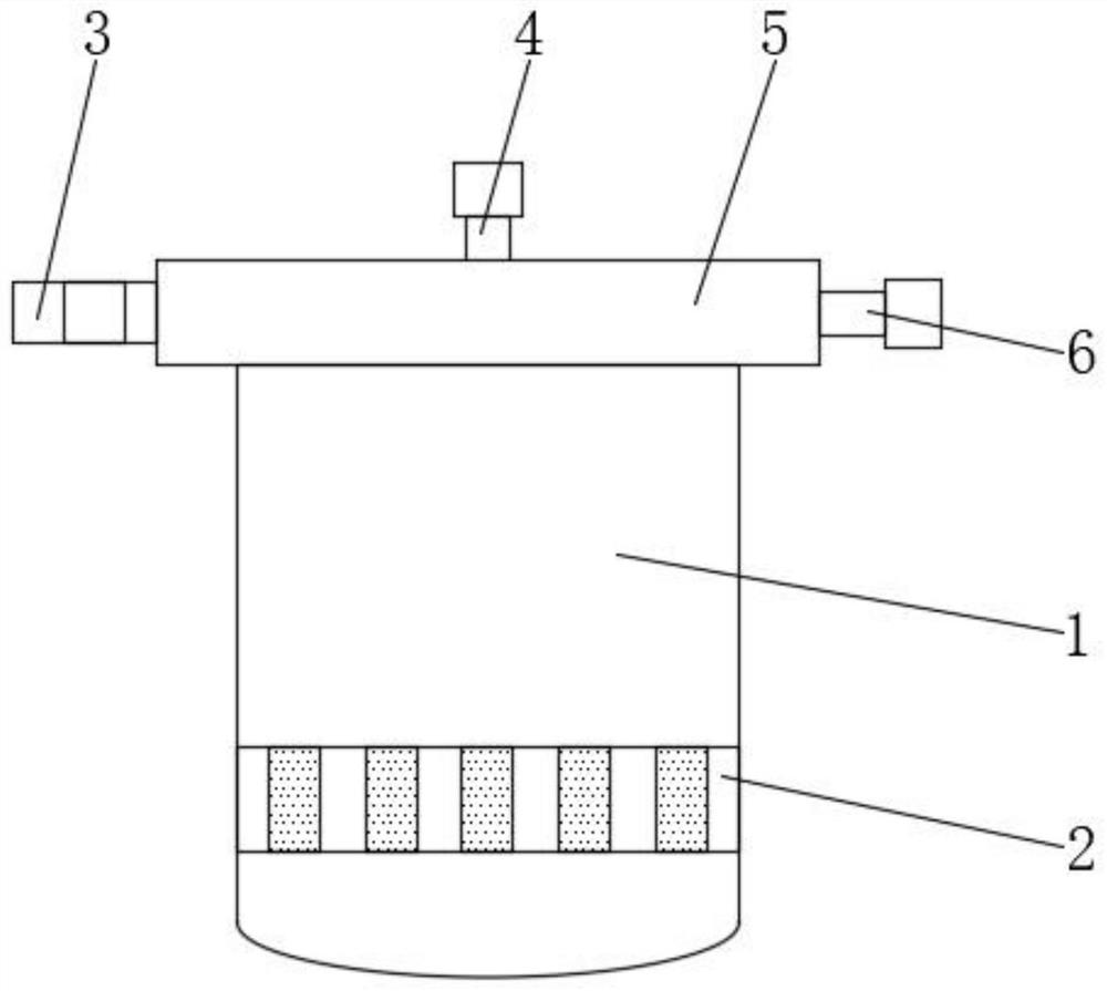 A vertical replaceable graded filter oil filter