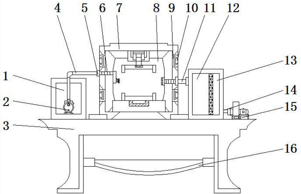 Induction cooker heating plate manufacturing device