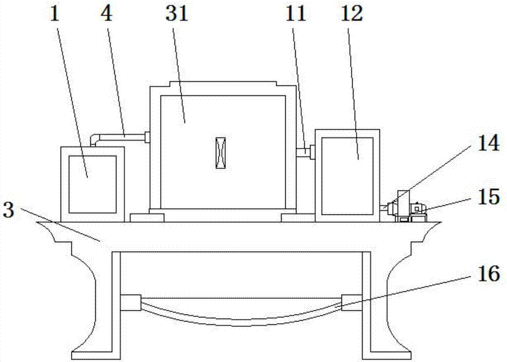 Induction cooker heating plate manufacturing device