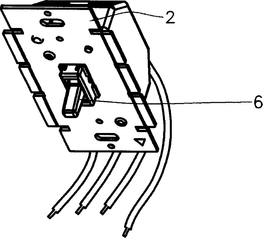 Pothook type stepless dimmer