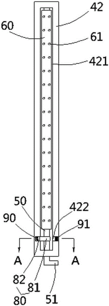 Heat radiation transfer line for detection of integrated circuit board