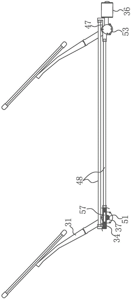 Dual Blade Flexible Wall Wiper Hydraulic Oscillating Wiper