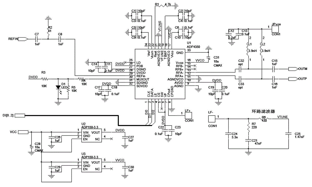 Method and system for increasing terahertz wave power by power combining based on phase synchronization