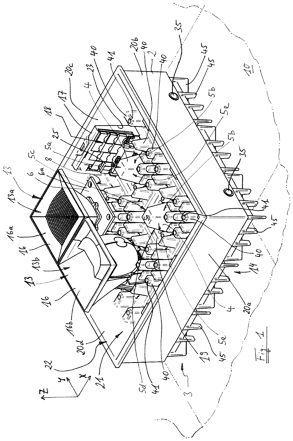 Luminaire, housing component for a luminaire and method for producing a luminaire