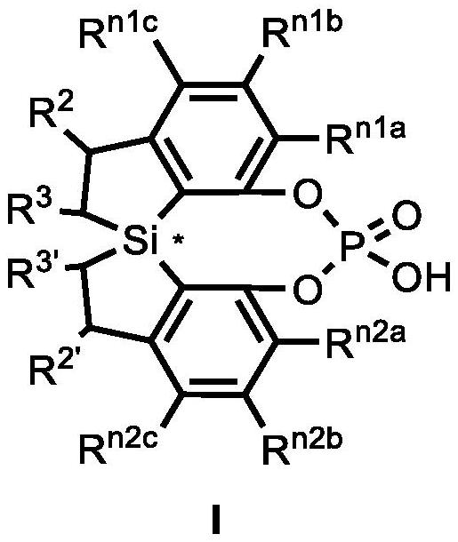 Spiro bis(dihydrobenzosilole) phosphoric acid compound as well as synthesis method and application of spiro bis(dihydrobenzosilole) phosphoric acid compound