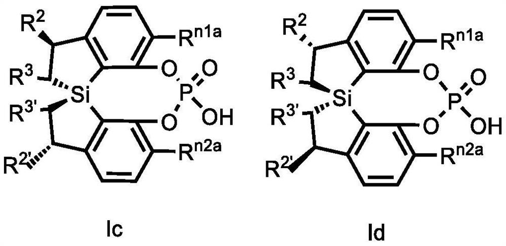 Spiro bis(dihydrobenzosilole) phosphoric acid compound as well as synthesis method and application of spiro bis(dihydrobenzosilole) phosphoric acid compound