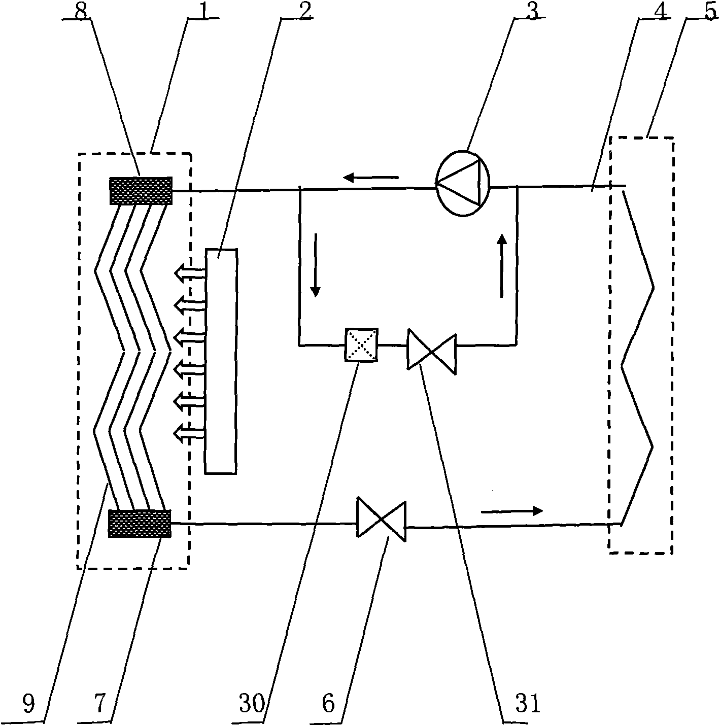 High temperature air source heat pump hot-air fan used for drying