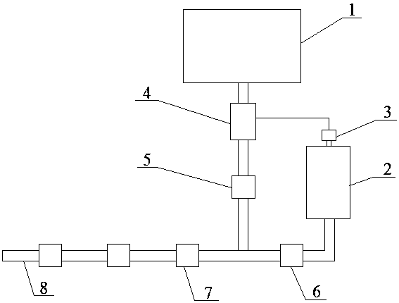 Construction site fire-fighting device with stable water supply