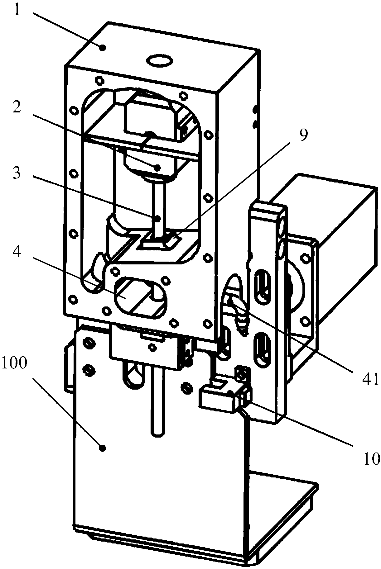 Double-cavity diluting apparatus