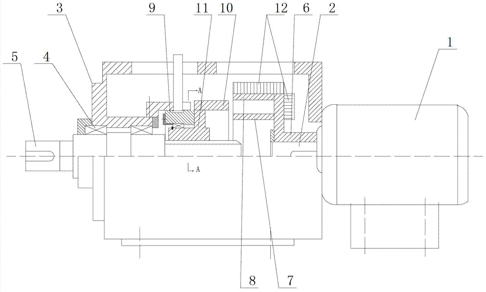 A permanent magnet speed regulating motor