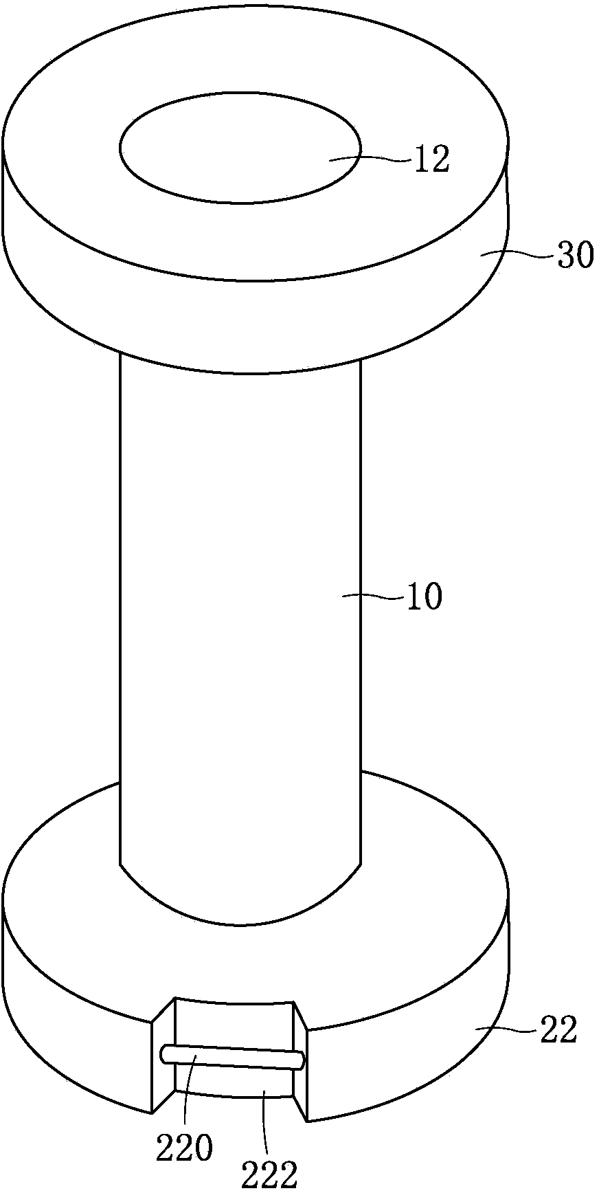 Textile machine bobbin