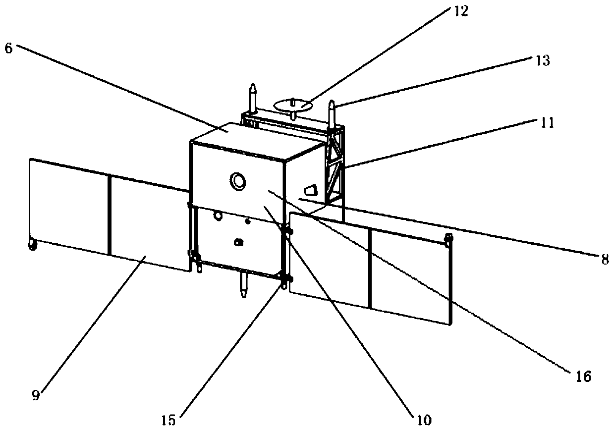 Separated solar observation satellite configuration