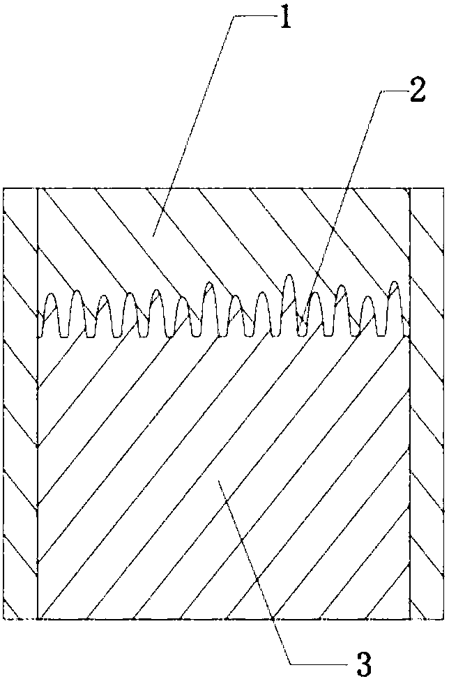 A production method of color-changing peacock feather decorative ceramic tile