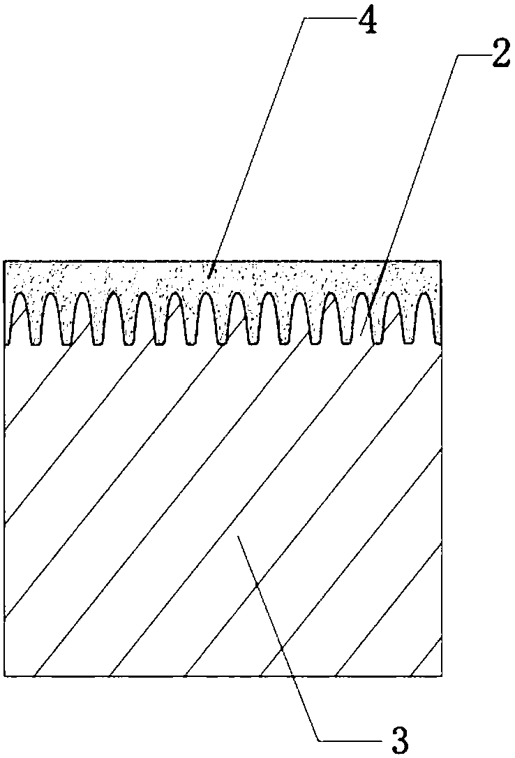 A production method of color-changing peacock feather decorative ceramic tile