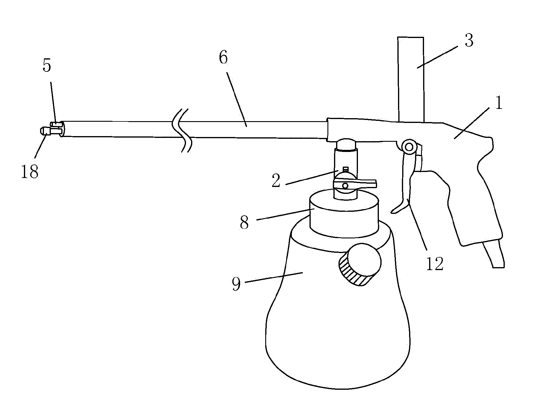 Portable visual cleaning device