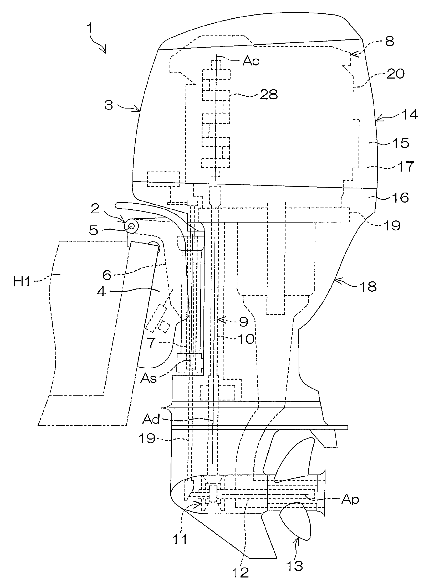 Vessel propulsion apparatus