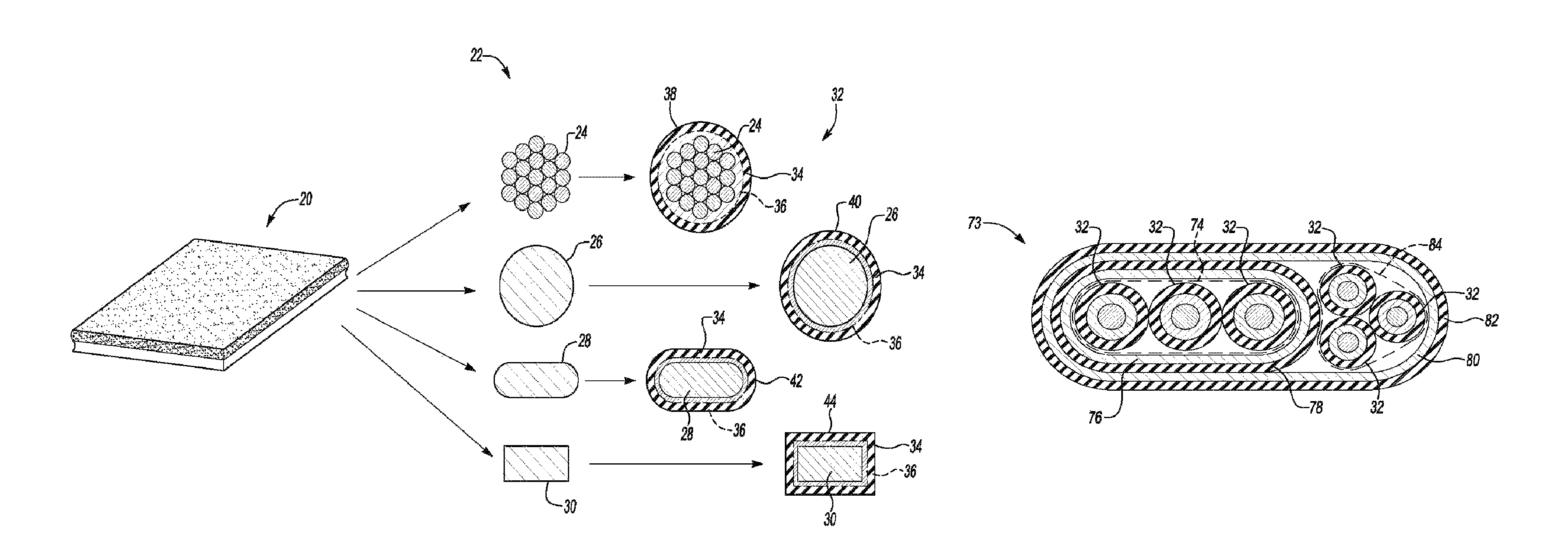 Insulated assembly of insulated electric conductors