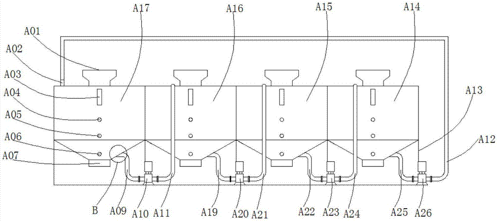 Device for extracting protein power from corn germ meal