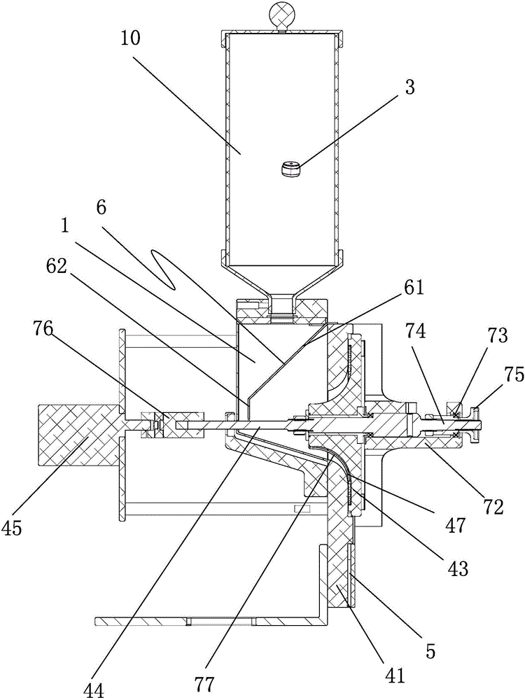 Cloud point feeding device