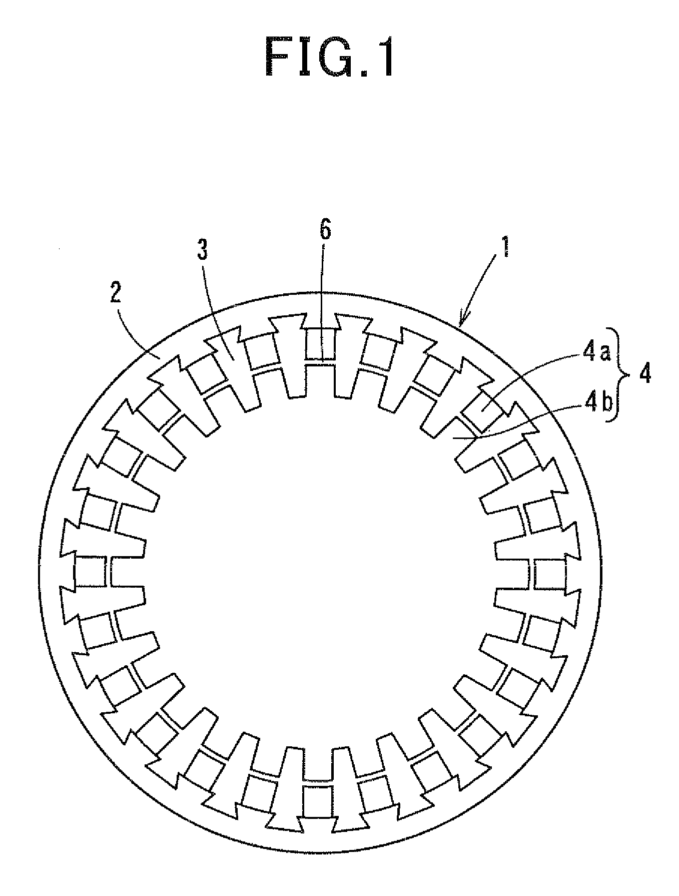 Stator for electric rotating machine