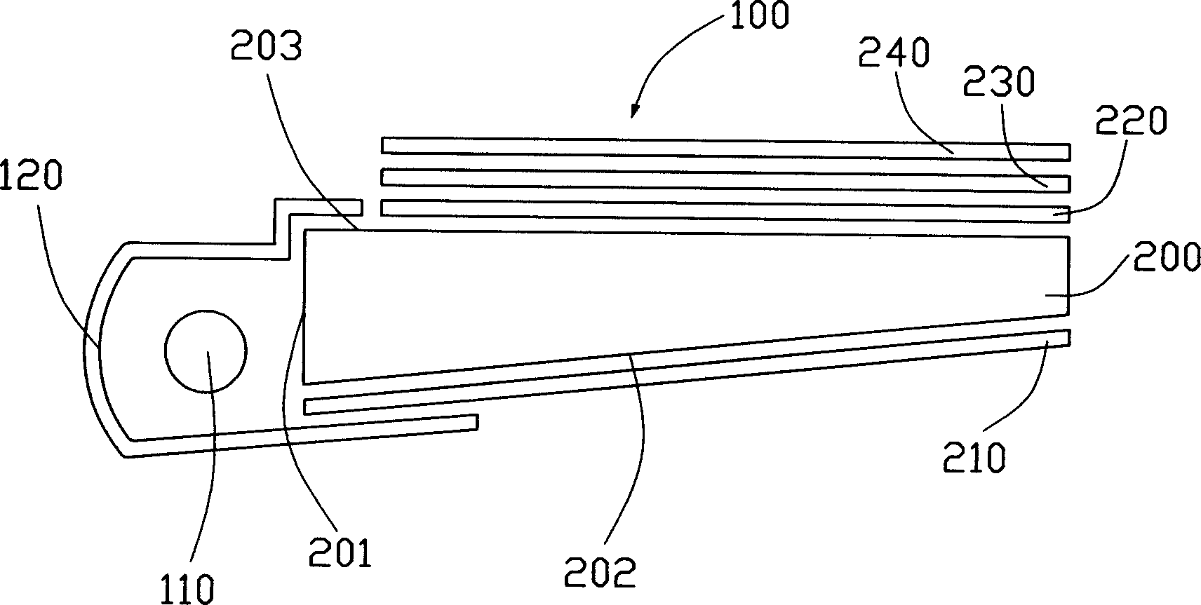 Ligh conducting plate