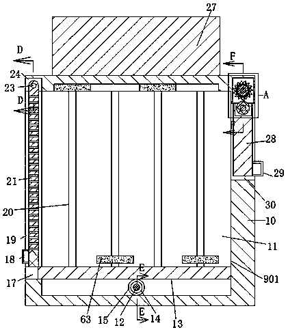 High-capacity storage dustbin for plastic garbage