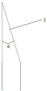 Single-cutting-edge disk slitting blade