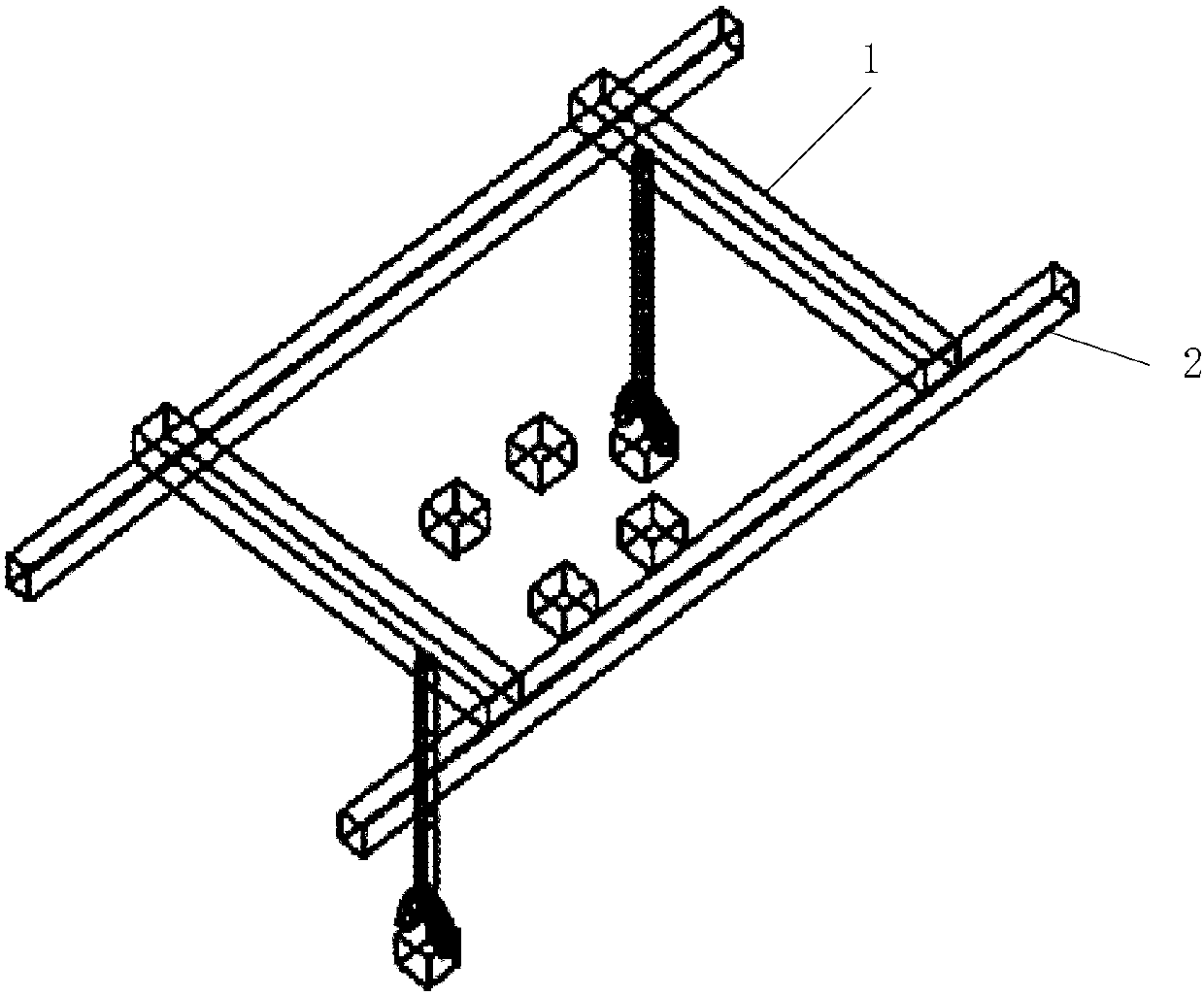 Optimization method and system of collaborative operating of multiple common-rail unmanned running vehicles of steel coil post-rolling storehouse area