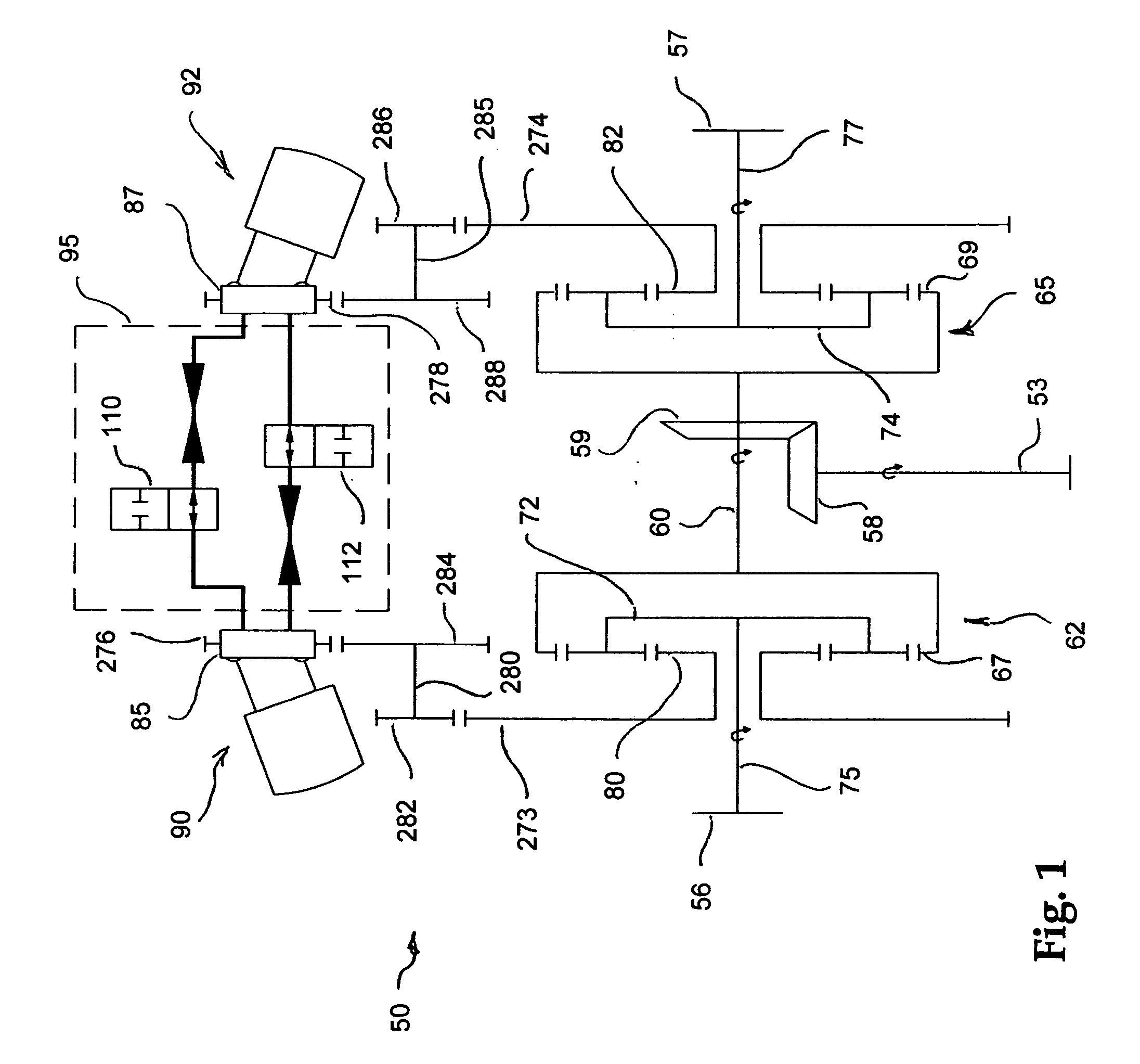 Hydraulic torque vectoring differential