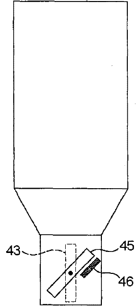 Dosing device for powder dispensers