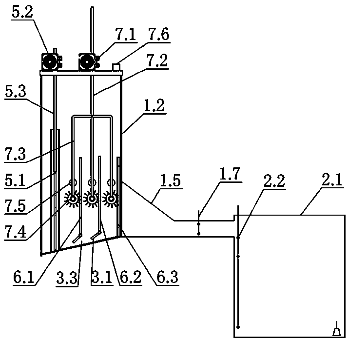 Integrated full-automatic sewage collecting and filtering system