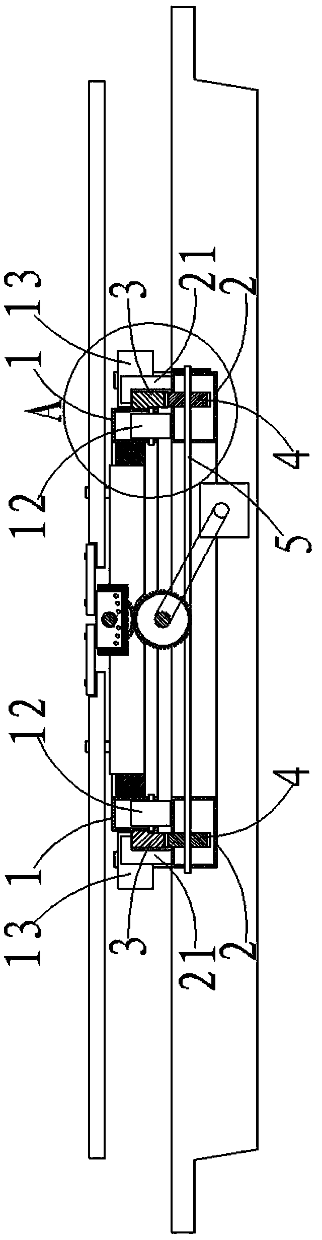 Horizontal platform joining mechanism for mechanical garage